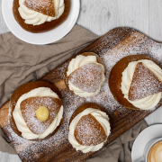 Semlor, klassisk, vanilj & mini.